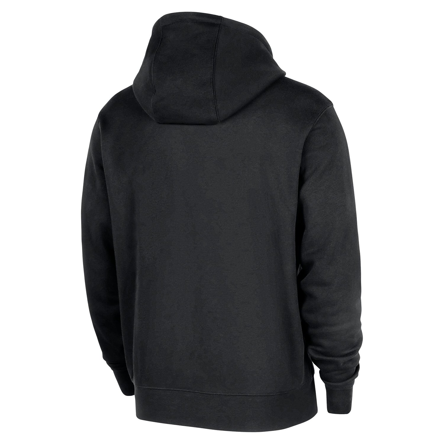 Nike Knicks On Court 25-26 Practice Black Club Hoodie - Back View