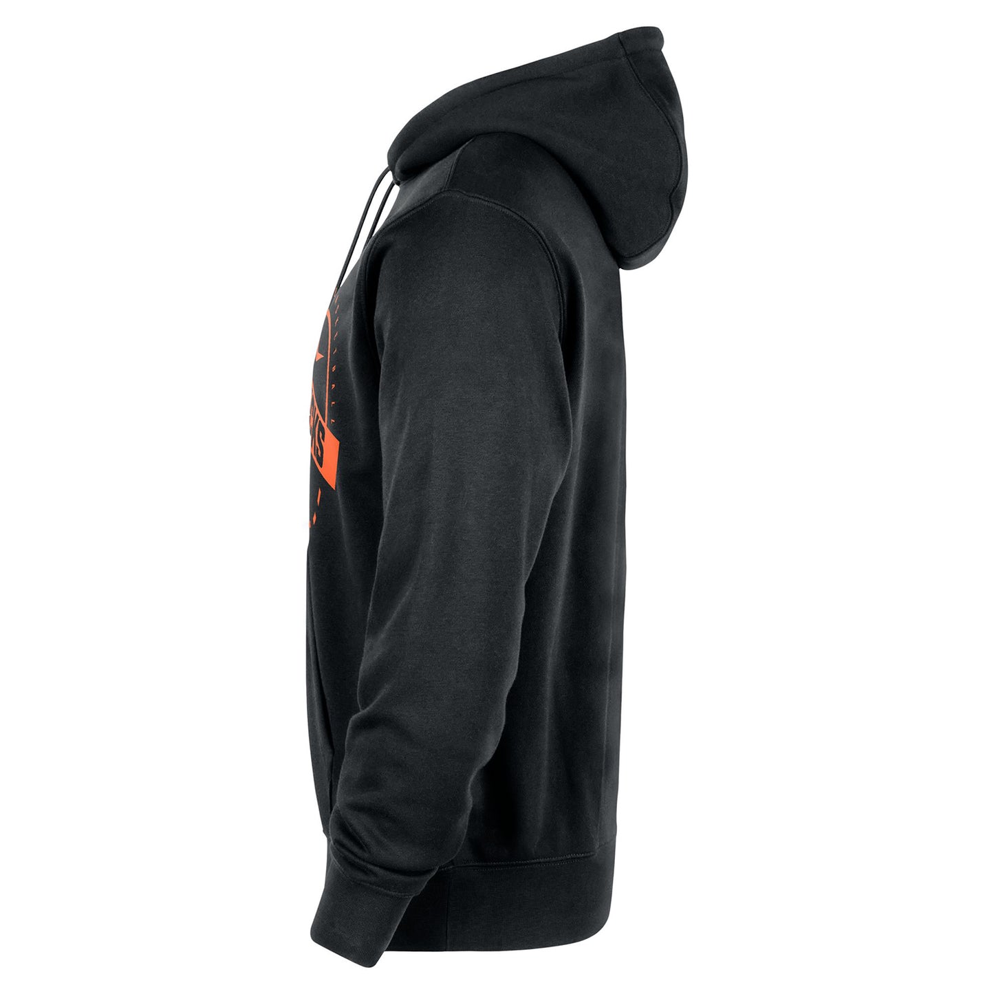 Nike Knicks On Court 25-26 Practice Black Club Hoodie - Side View