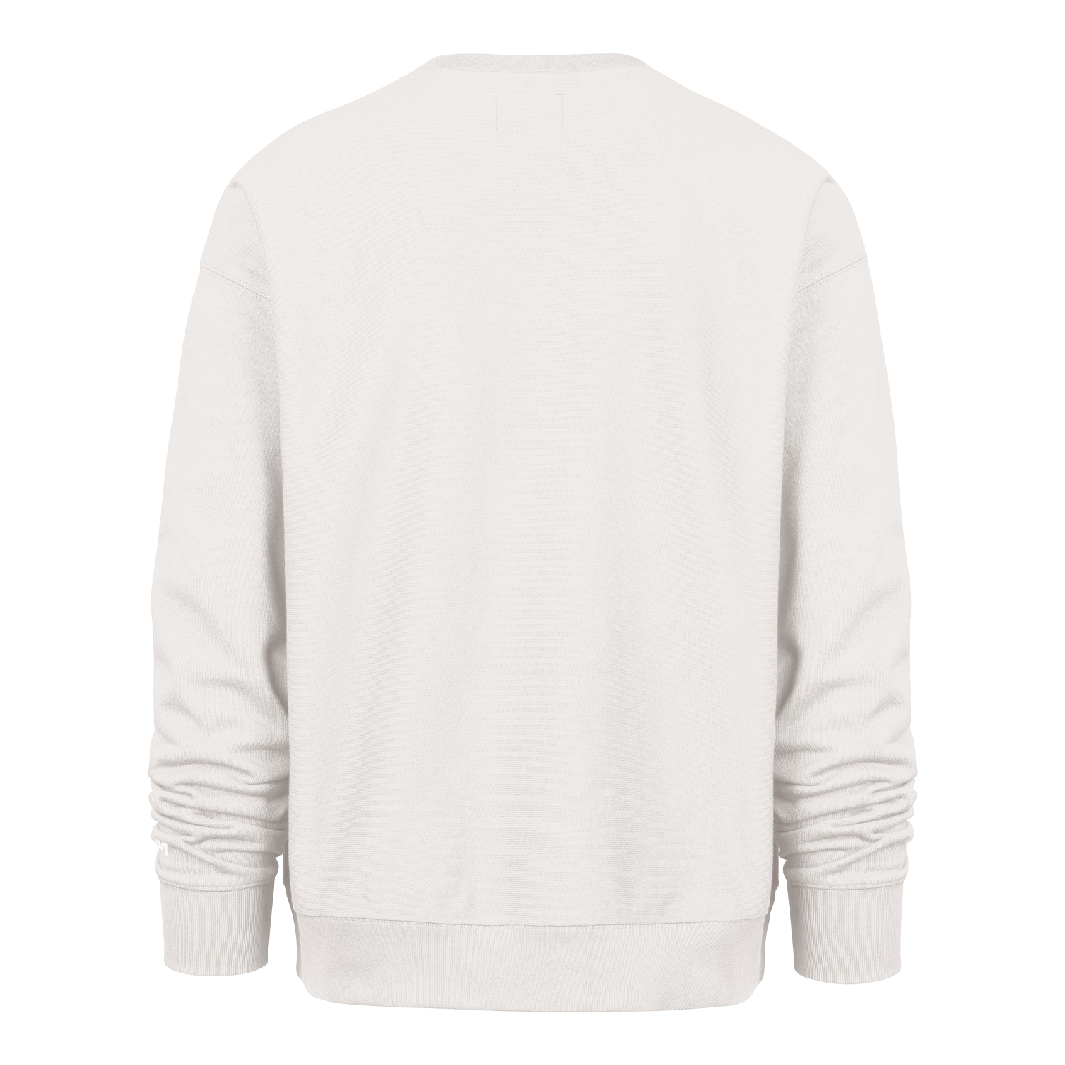 47 Brand Knicks Sandstone Offside Foundation Crew In White - Back View