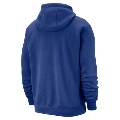 Nike Knicks City Edition 2025-26 Royal Club Hoodie - Back View