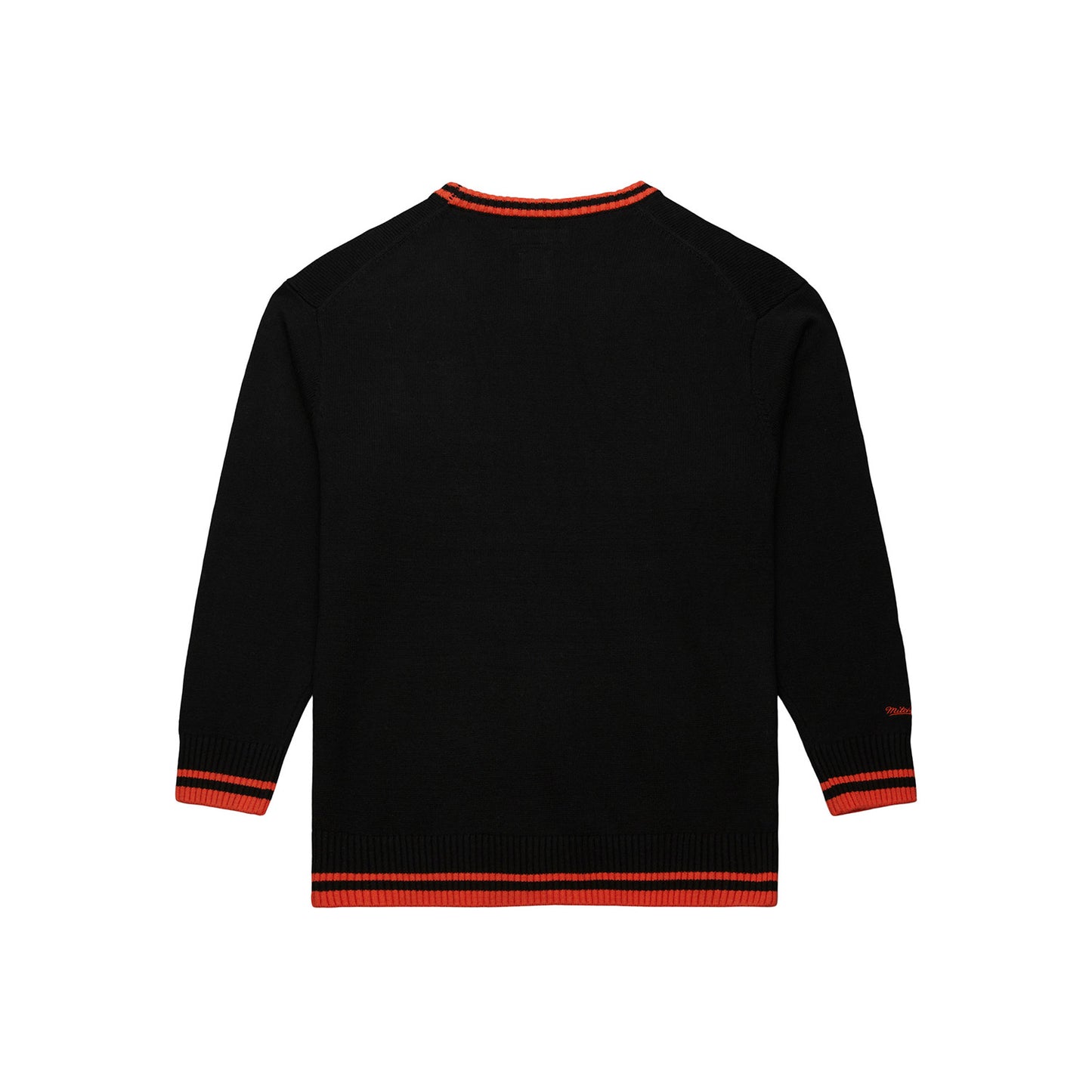 Mitchell & Ness Knicks Throw It Back Sweater - Back View