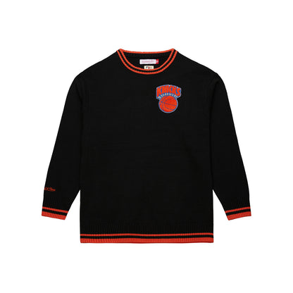 Mitchell & Ness Knicks Throw It Back Sweater - Front View