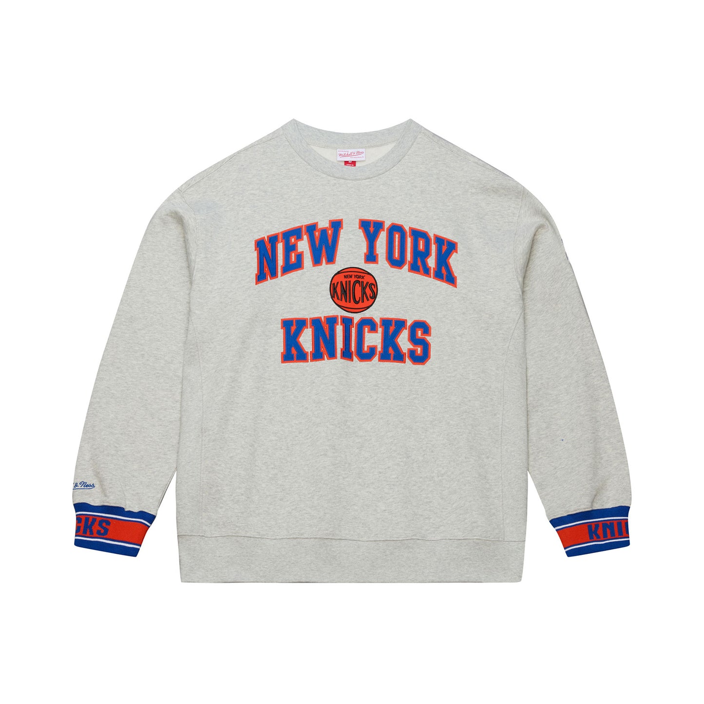Mitchell & Ness Knicks Celebration Fleece Crew - Front View