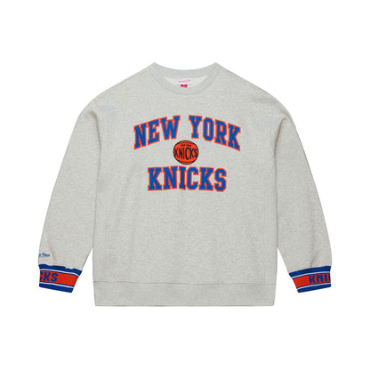 Mitchell & Ness Knicks Celebration Fleece Crew - Front View