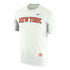 Nike Knicks Essential Wordmark Tee - In White - Front View