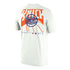 Nike Knicks Essential Wordmark Tee - In White- Back View