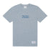 NYON x Knicks "Motto" Tee - In Grey - Front View
