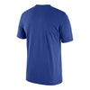 Nike Knicks On Court 23-24 Dri-fit Royal Practice T-Shirt - In Blue - Back View