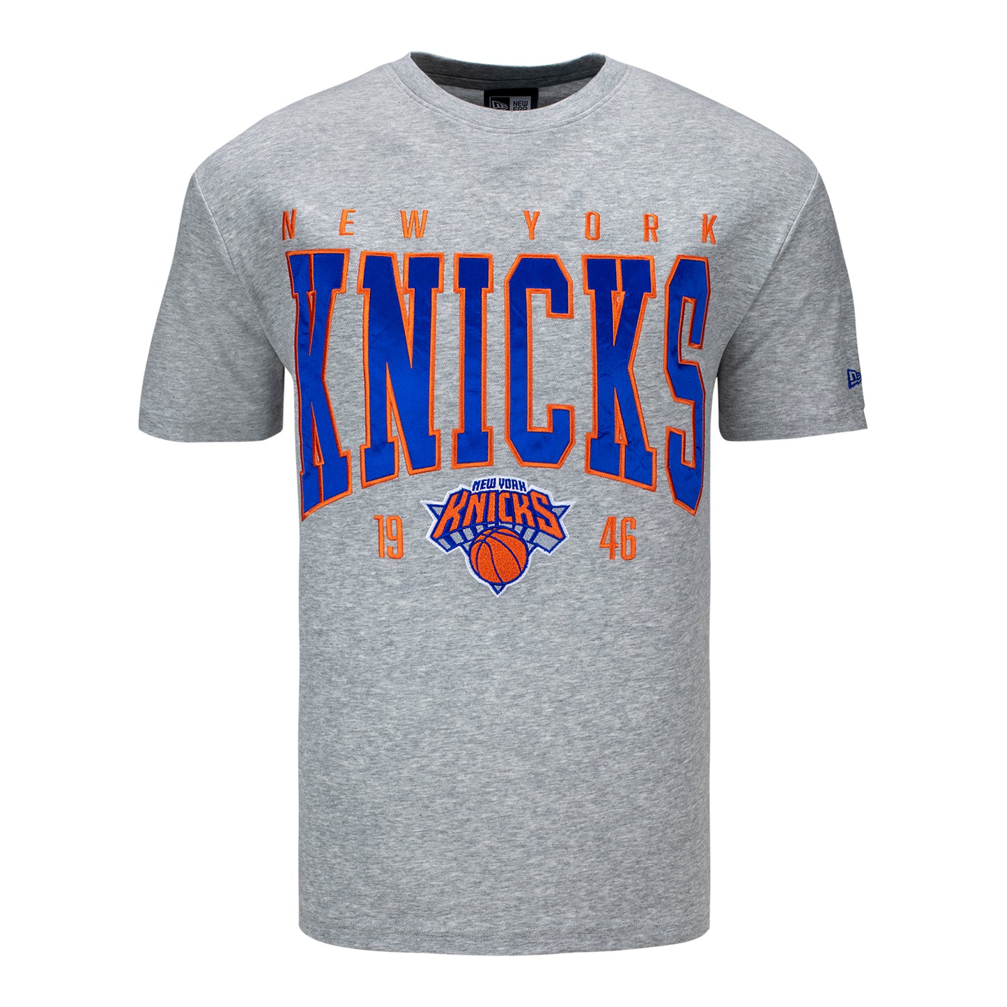 New Era Knicks Sport Classic Satin Letter Tee