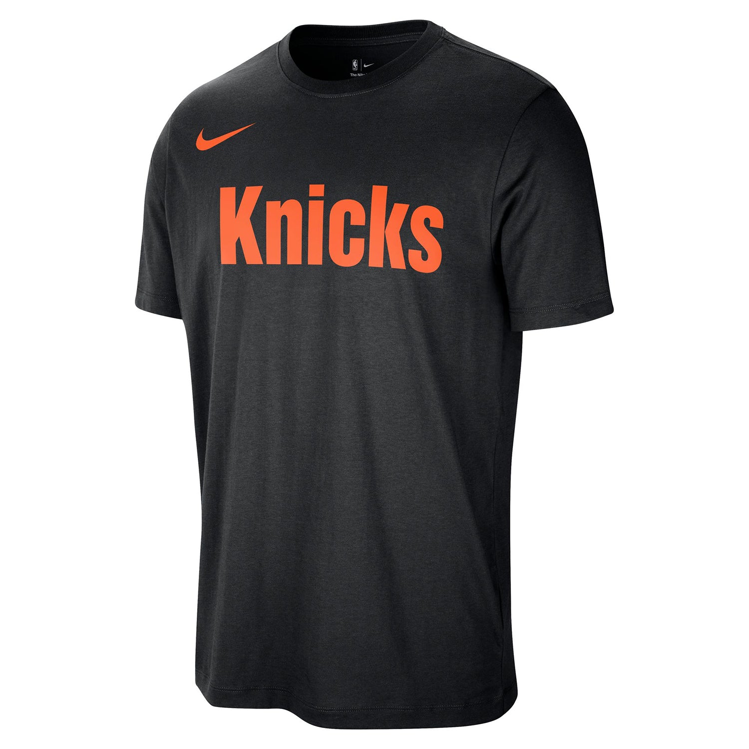 Nike Knicks Essentials Relaxed Black Tee - Front View