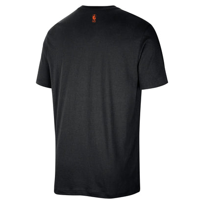Nike Knicks Essentials Relaxed Black Tee - Back View