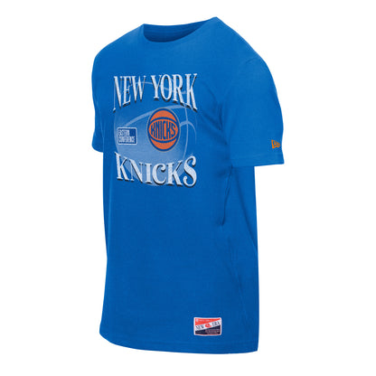 New Era Knicks Throwback Collection Royal Tee - Front View