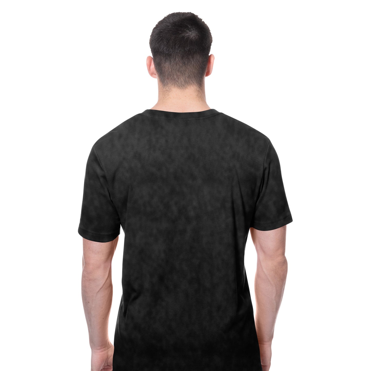New Era Knicks Throwback Collection Washed Black Tee - Back View