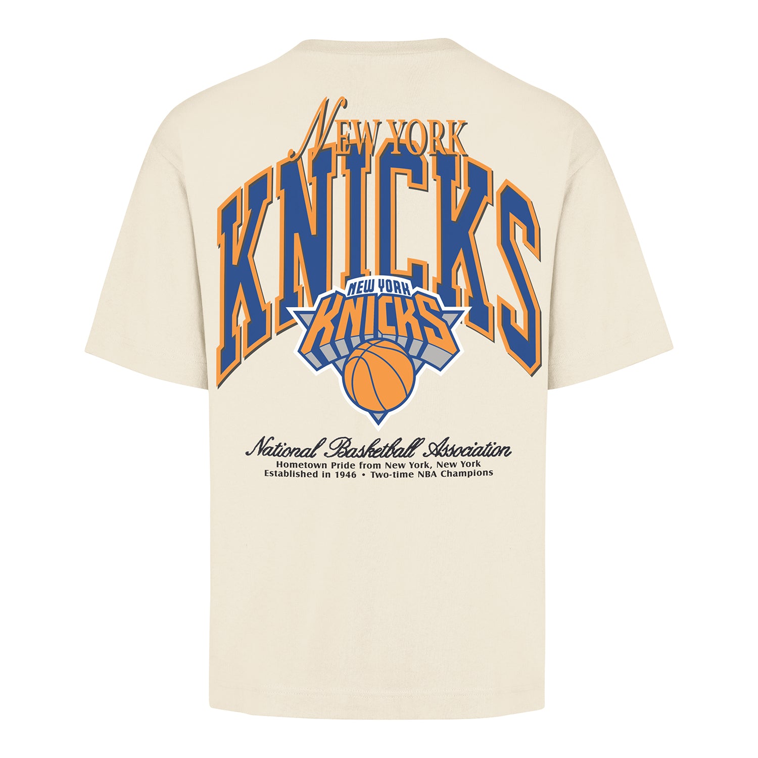 '47 Brand Knicks Back Door Foundation Pocket Tee - Back View