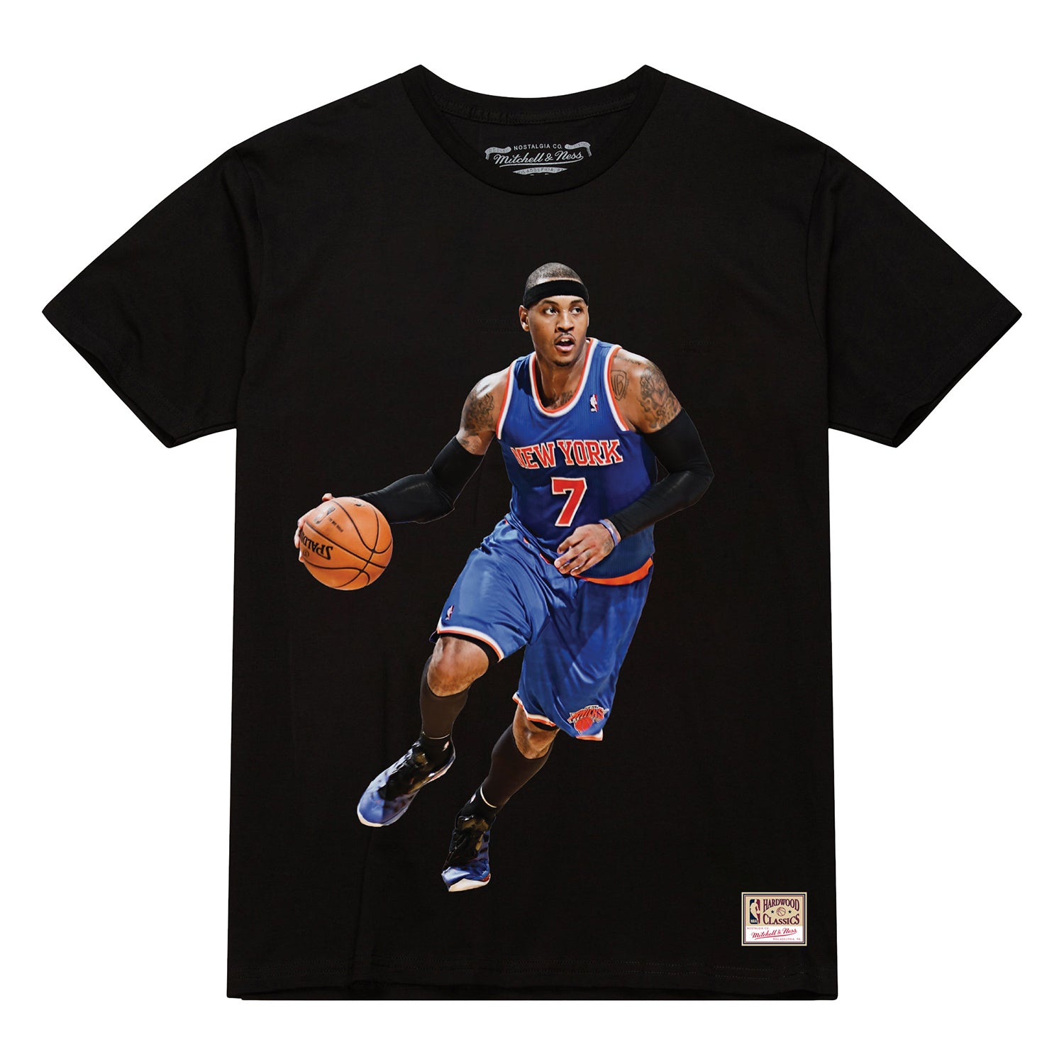 NBA 8-bitシャツNewYork Knicks C.Anthony Mitchell & Ness Knicks Carmelo Anthony Ultimate Player Number Tee