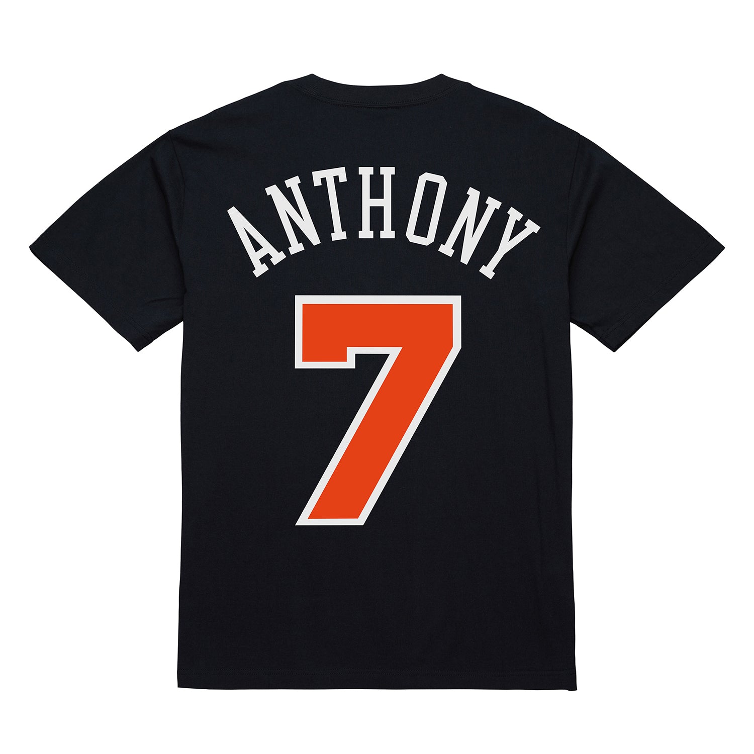 NBA 8-bitシャツNewYork Knicks C.Anthony Mitchell & Ness Knicks Carmelo Anthony Ultimate Player Number Tee