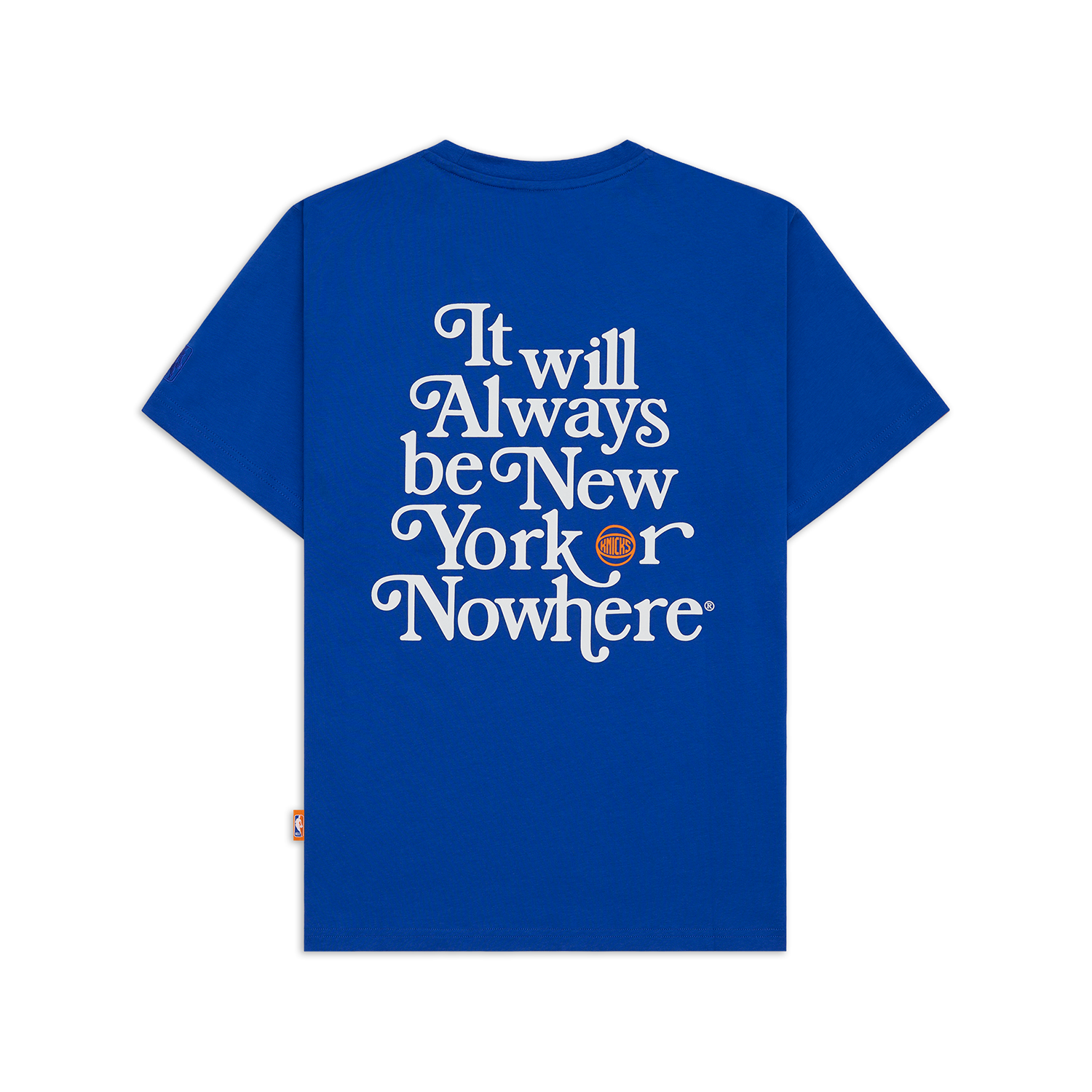 NYON x Knicks Royal Motto Tee - Back View
