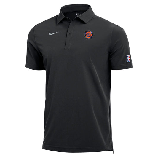 Nike Knicks Dri-fit Ball Logo Polo - Front View