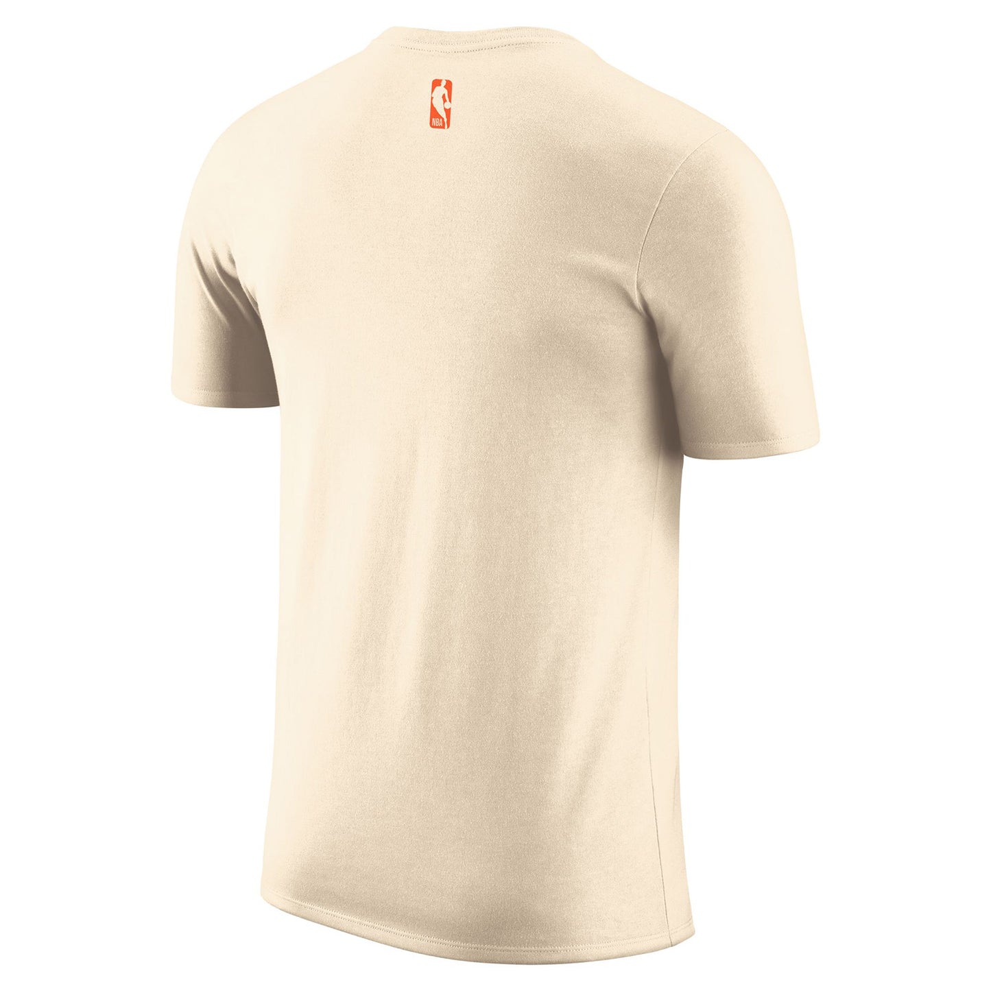 Nike Knicks City Edition 2025-26 Cream Essential Logo Tee - Back View