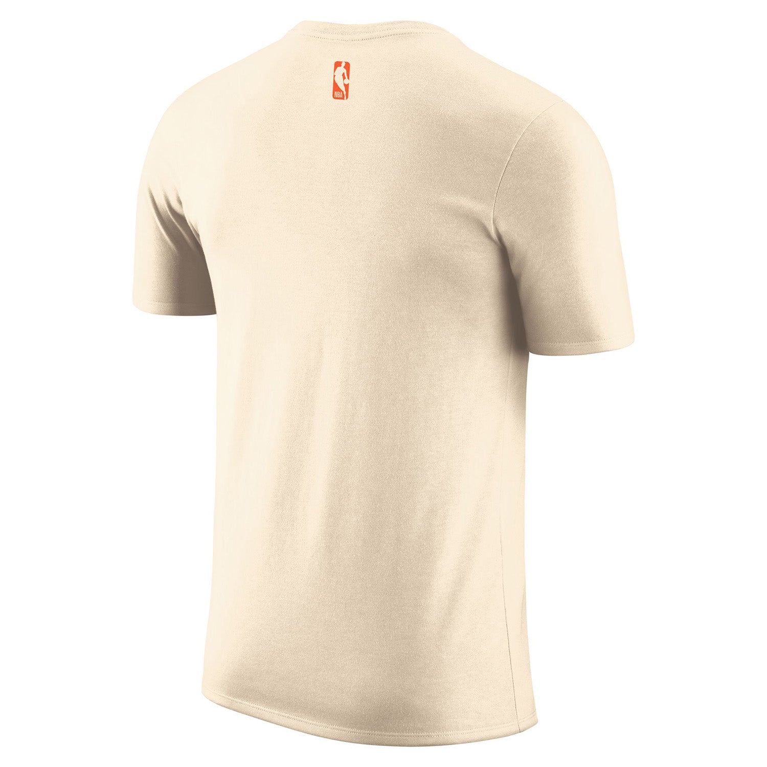 Nike Knicks City Edition 2025-26 Cream Essential Logo Tee - Back View
