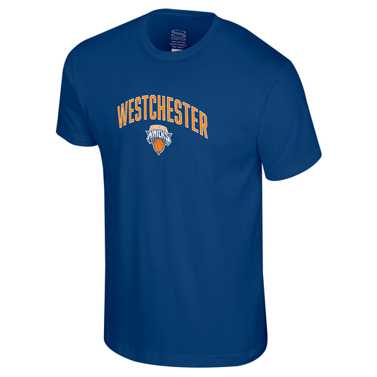 Westchester Knicks Origins Wordmark Tee - Front View