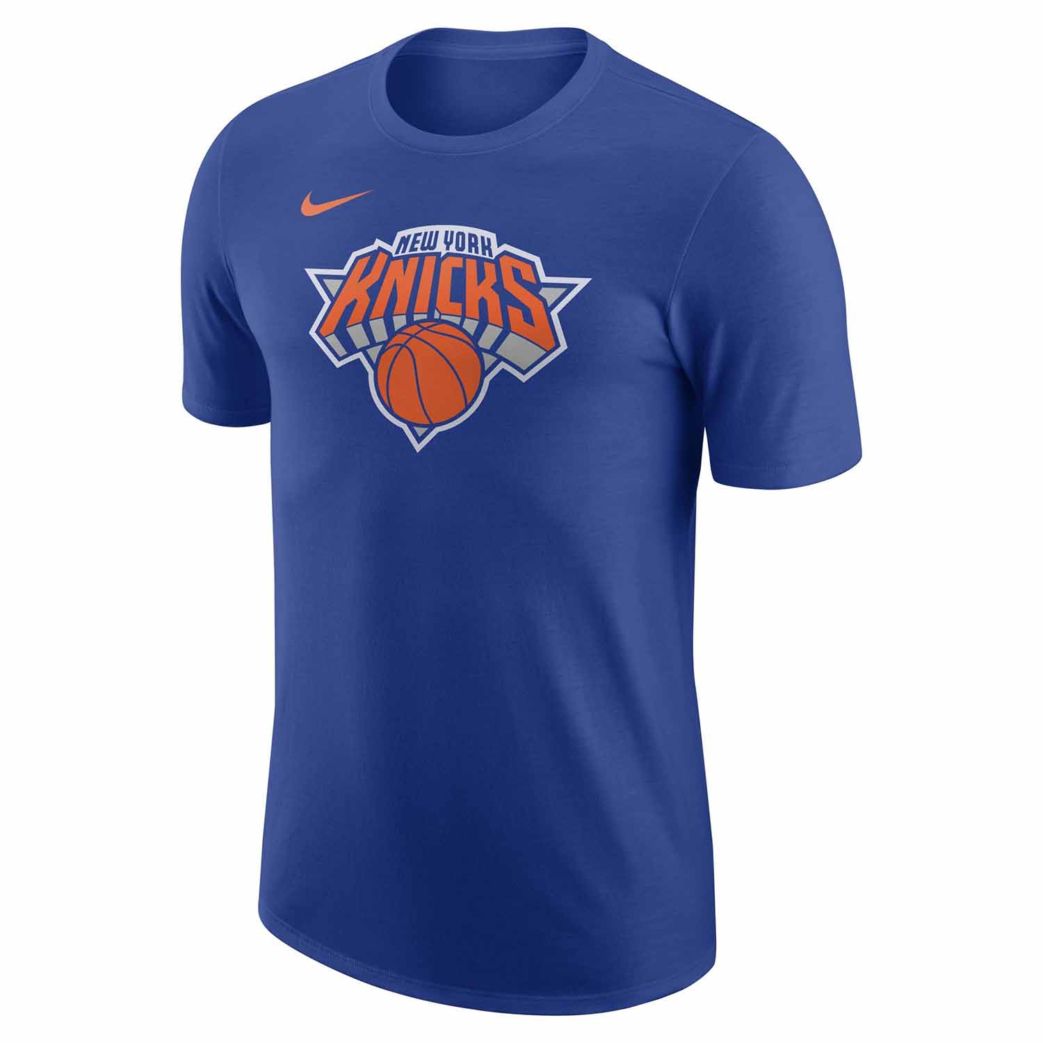 Nike Knicks Royal Primary Logo Tee - Front View
