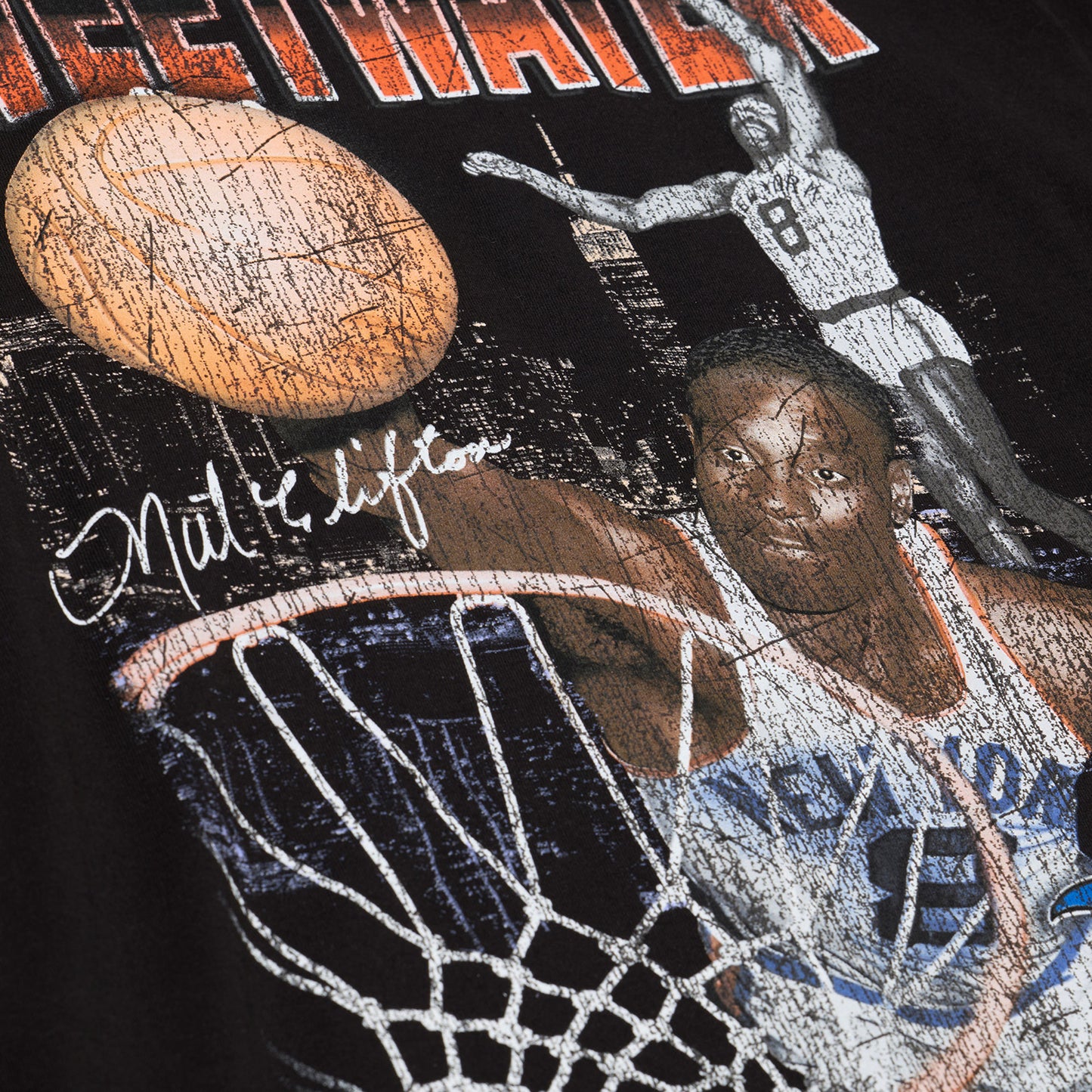Mitchell & Ness Knicks Nat Clifton Pionners Tee - Graphic View