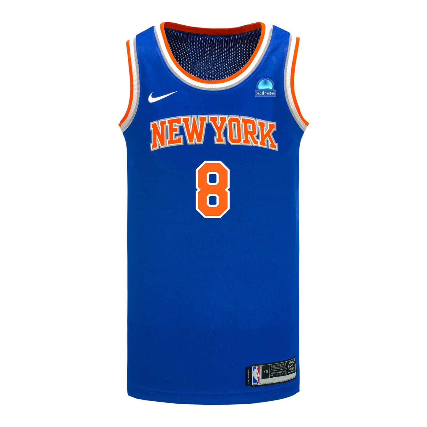 adidas New York Knicks Youth Custom Jersey - Orange