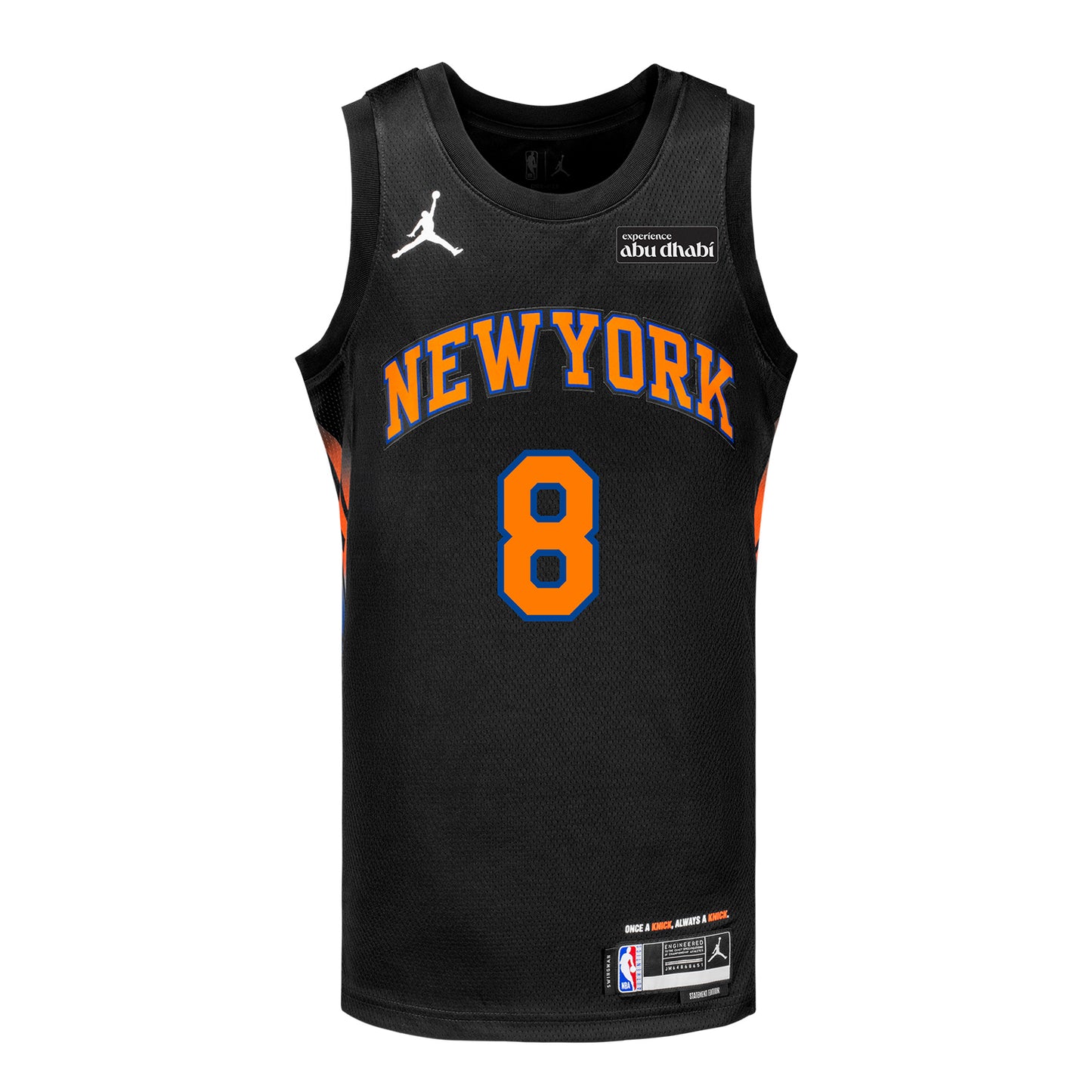 OG Anunoby Nike Black Statement Swingman Jersey - Front View