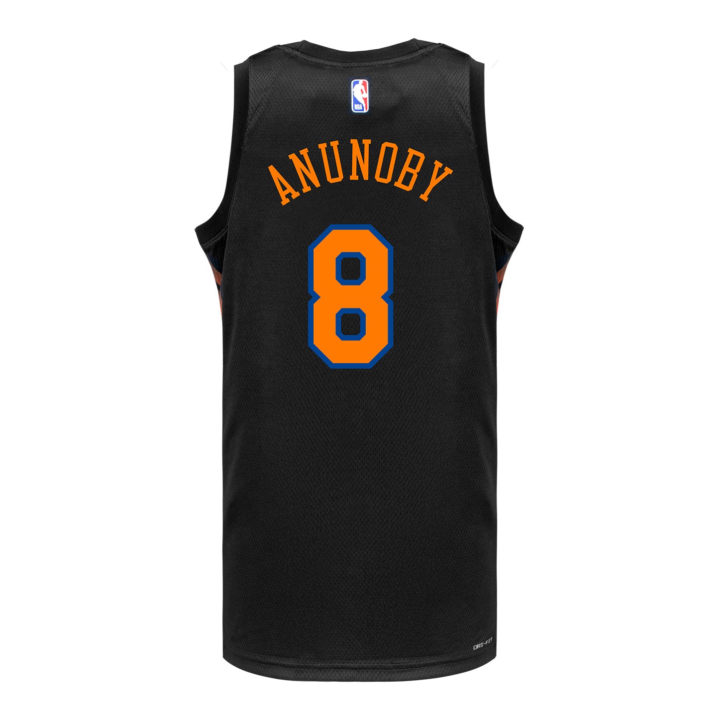 OG Anunoby Nike Black Statement Swingman Jersey - Back View