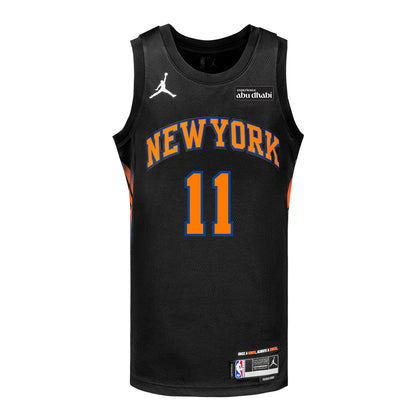 Jalen Brunson Nike Black Statement Swingman Jersey - Front View