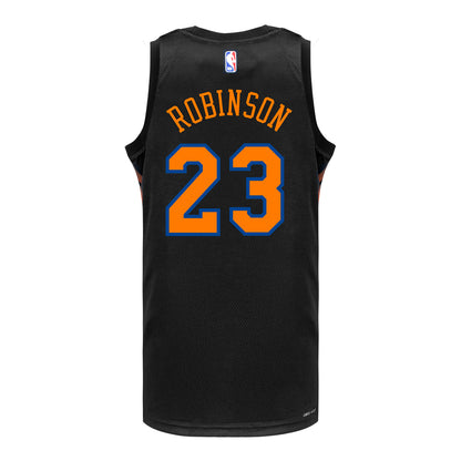 Mitchell Robinson Nike Black Statement Swingman Jersey