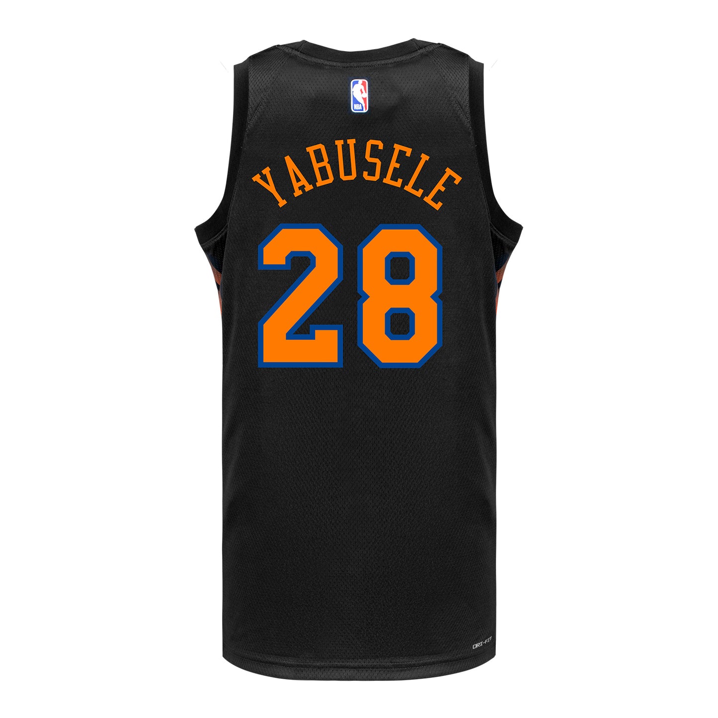 Guerschon Yabusele Nike Black Statement Swingman Jersey - Back View