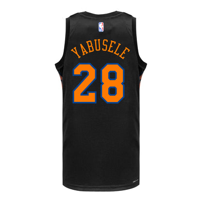 Guerschon Yabusele Nike Black Statement Swingman Jersey - Back View