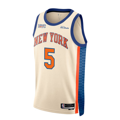 Jose Alvarado Nike Cream 25-26 City Edition Swingman Jersey - Front View