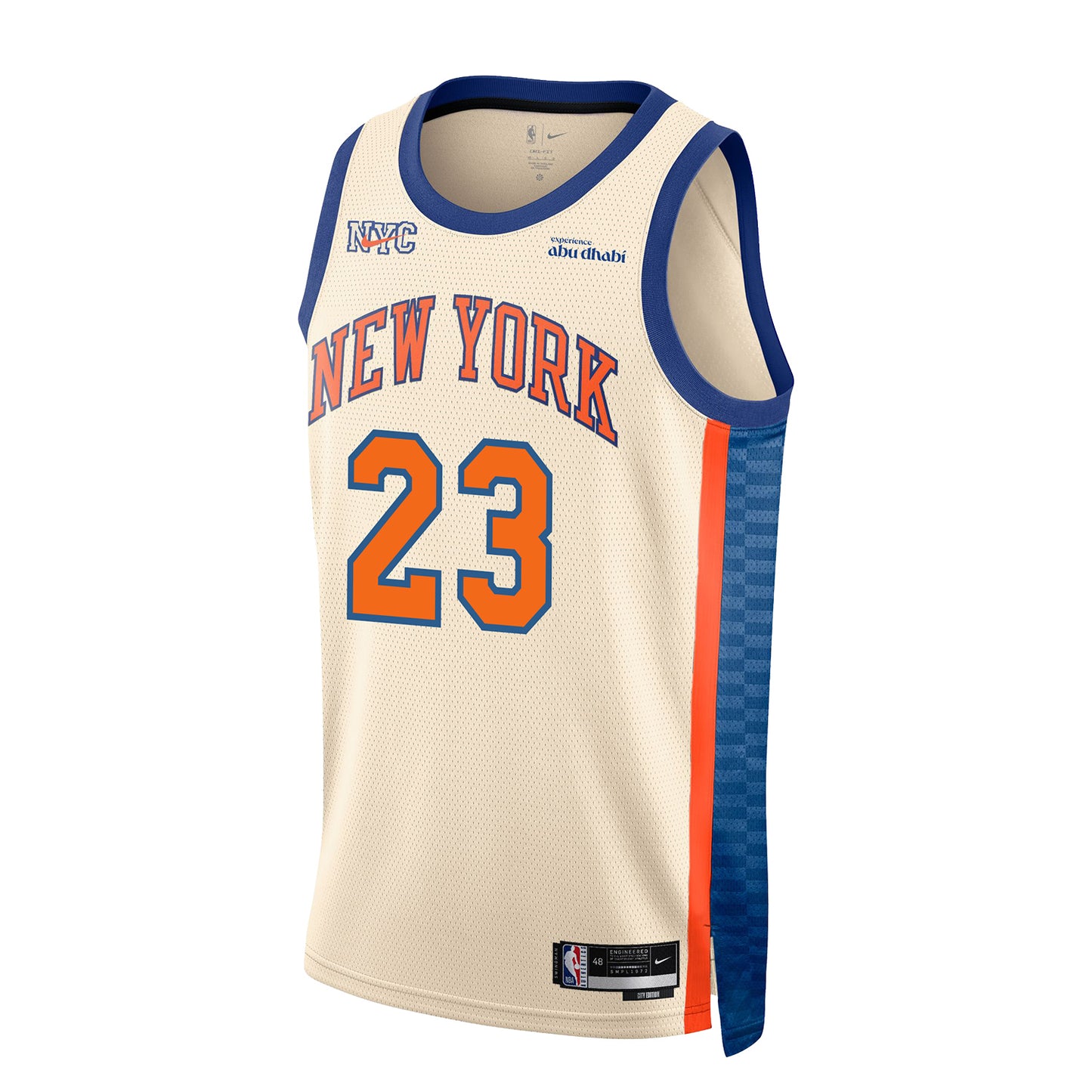 Mitchell Robinson Nike Cream 25-26 City Edition Swingman Jersey