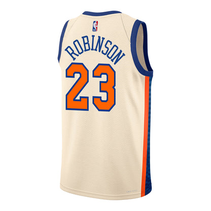Mitchell Robinson Nike Cream 25-26 City Edition Swingman Jersey