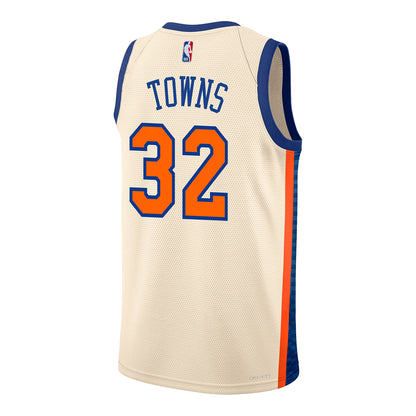Karl-Anthony Towns Nike Cream 25-26 City Edition Swingman Jersey