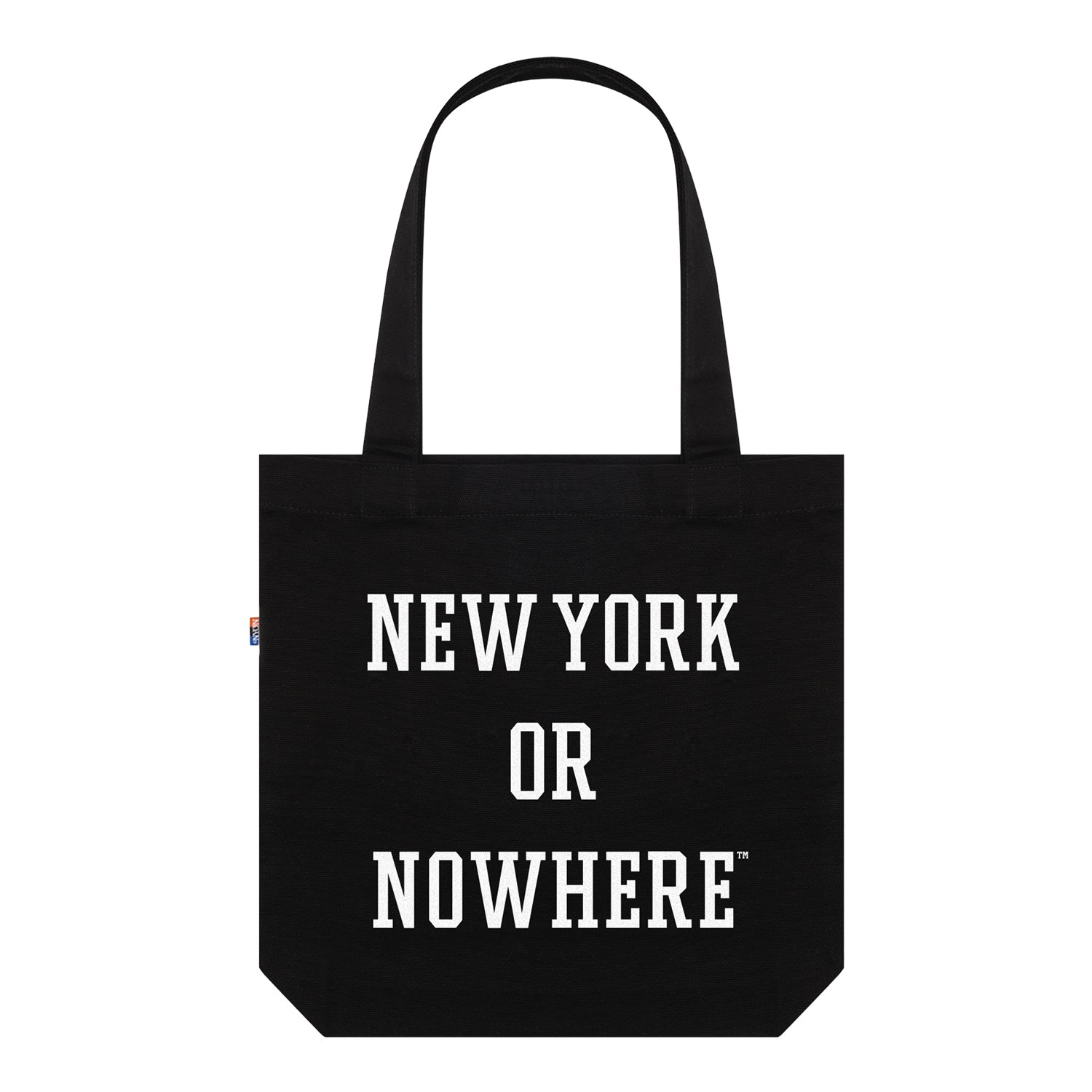 NYON x Knicks "CLASSIC NYK" Tote In Black - Front View