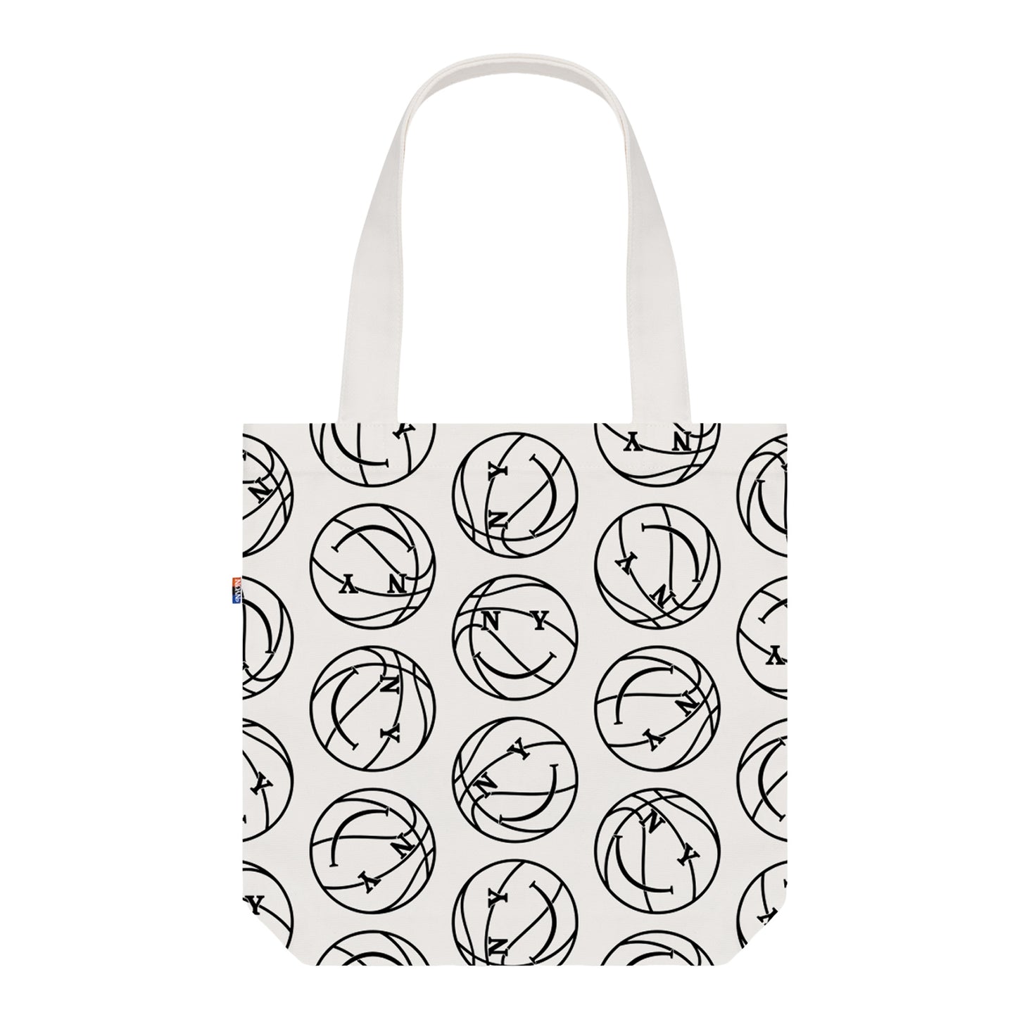 NYON x Knicks "MASCOT" Tote In White - Front View
