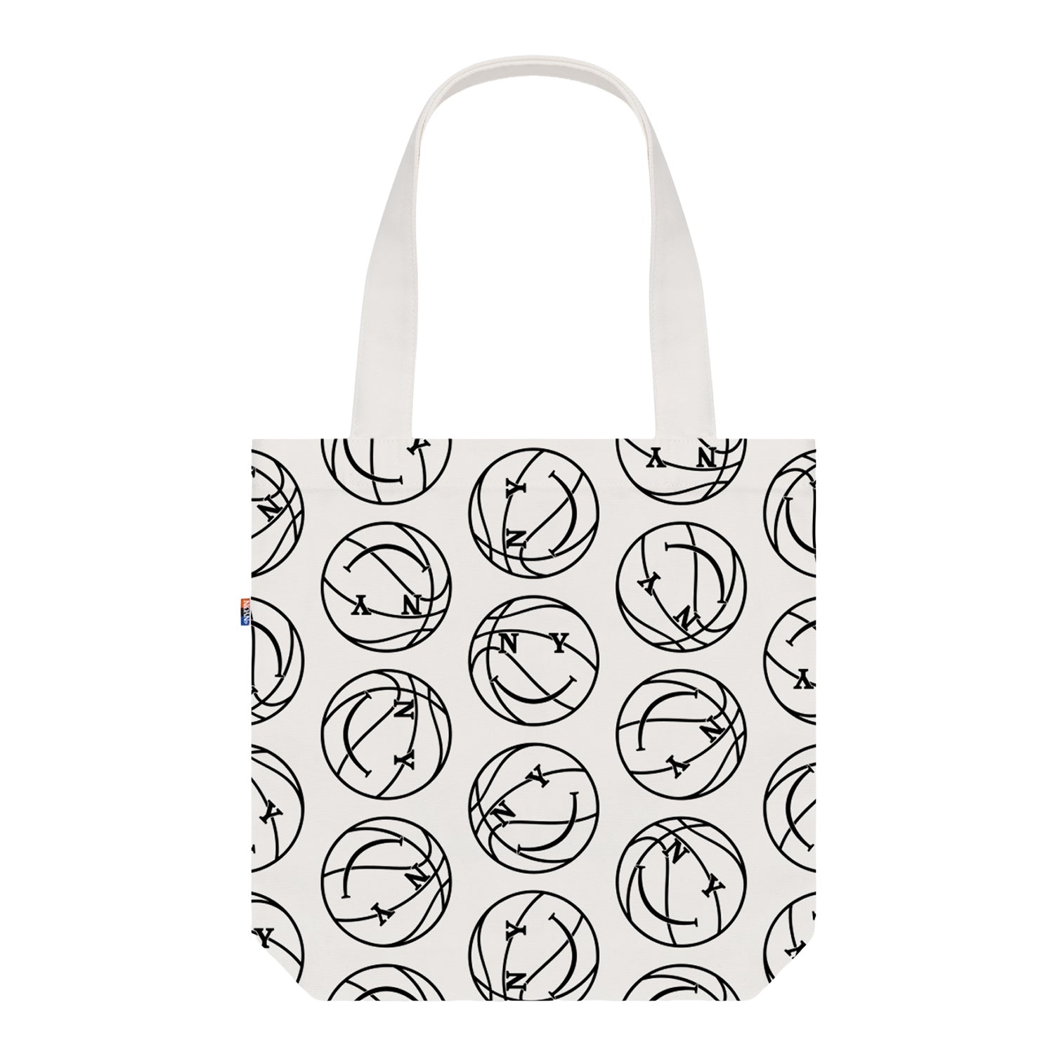 NYON x Knicks "MASCOT" Tote In White - Front View