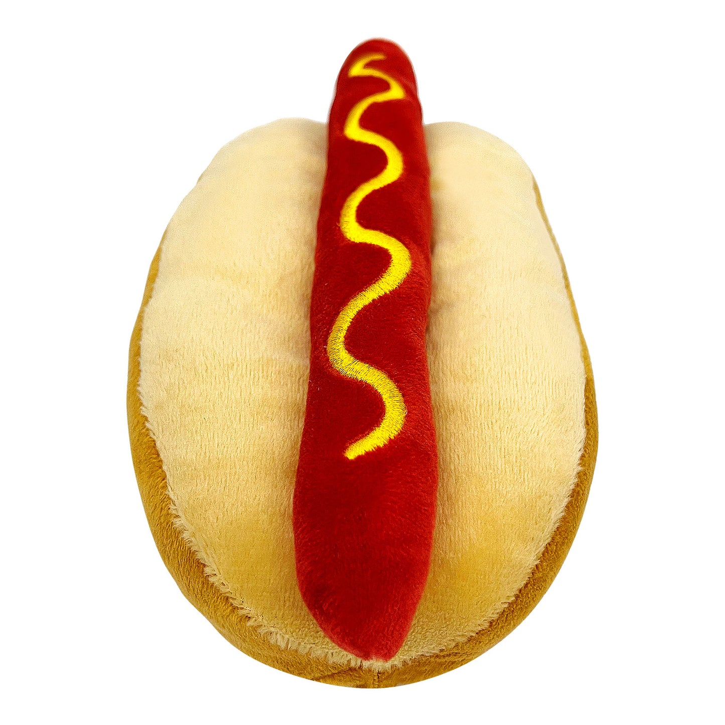 New York Knicks Pet Hot Dog Toy - Front View