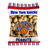 New York Knicks Pet Peanut Bag Toy - In White - Front View 