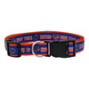New York Knicks Pet Satin Collar - In Blue - Front View