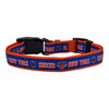 New York Knicks Pet Satin Collar - In Blue - Back View