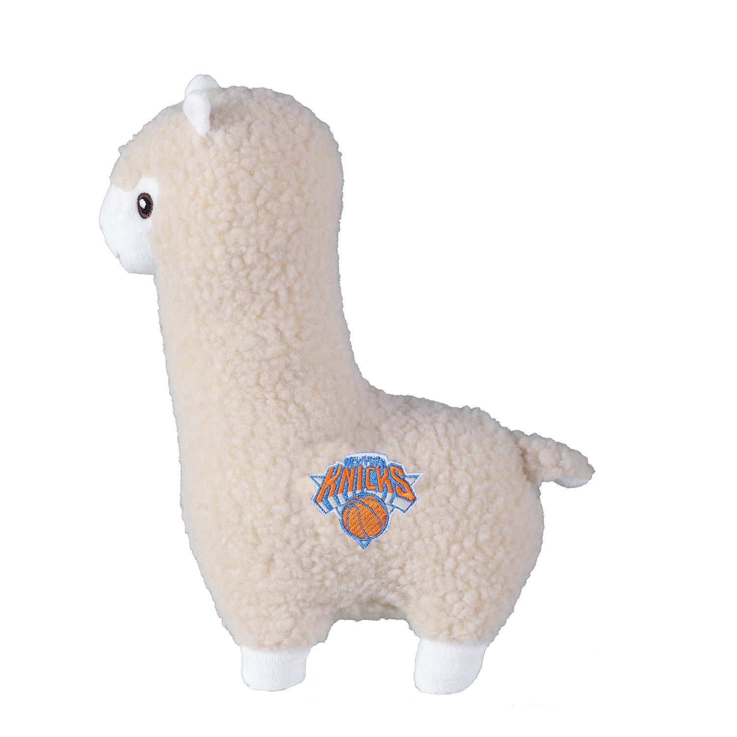 Knicks 10" Logo Llama Plush - Side View