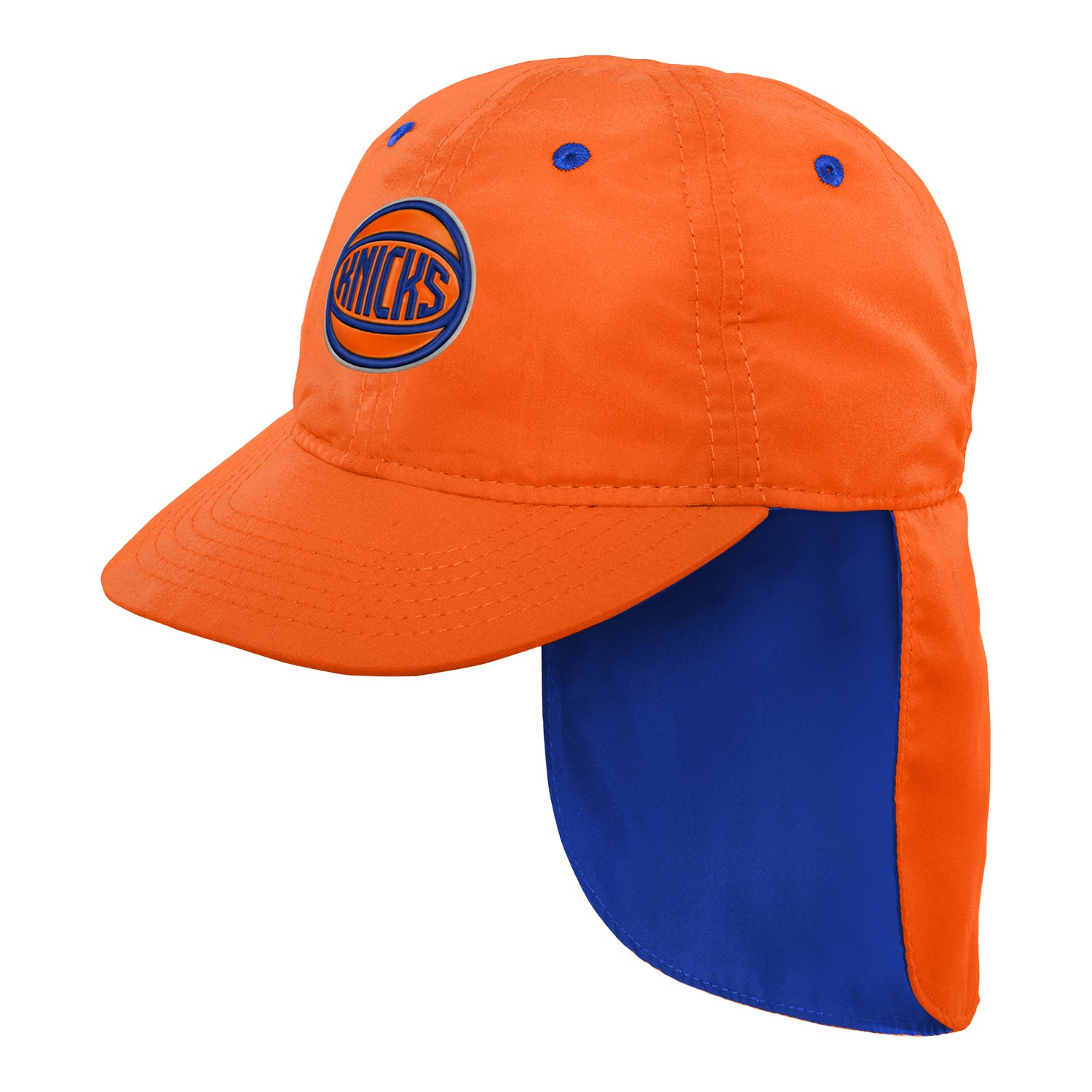 Boys Knicks Sun Hat - In Orange - Left View