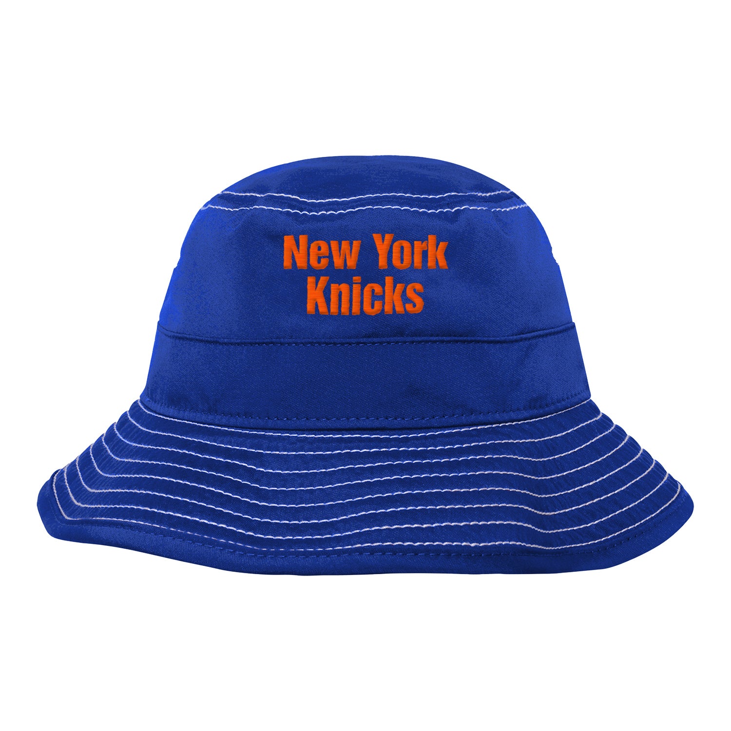 Boys Knicks Bucket Hat - In Blue - Front View