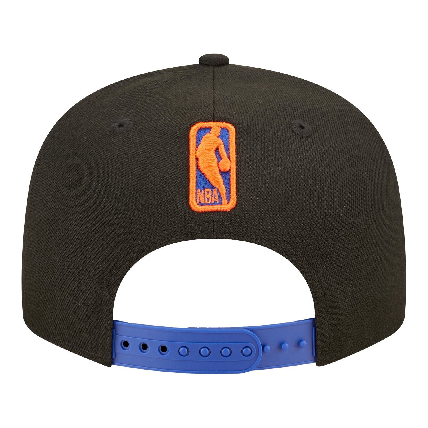 New Era Knicks City Edition 22-23 JR Kids Alt Snapback Hat - In Black - Back View