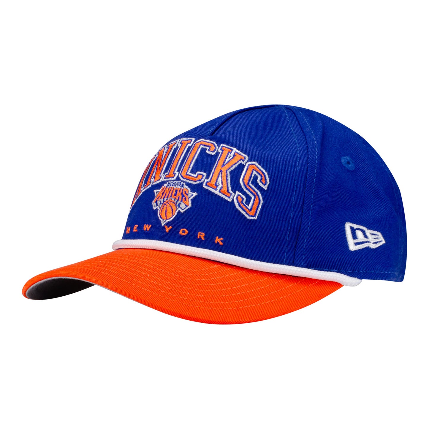 Toddler New Era Knicks Arch 940 M-Crown A Frame Snapback Royal/Orange